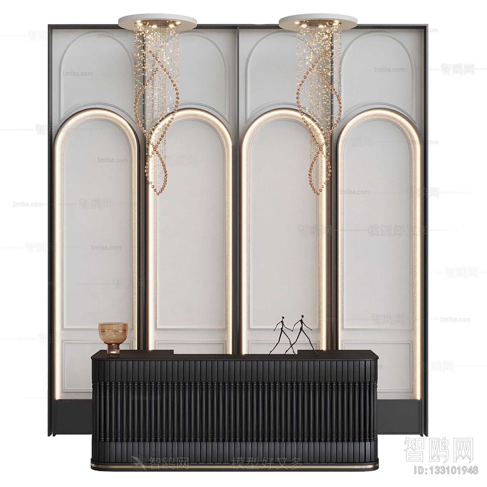 New Classical Style Reception Desk