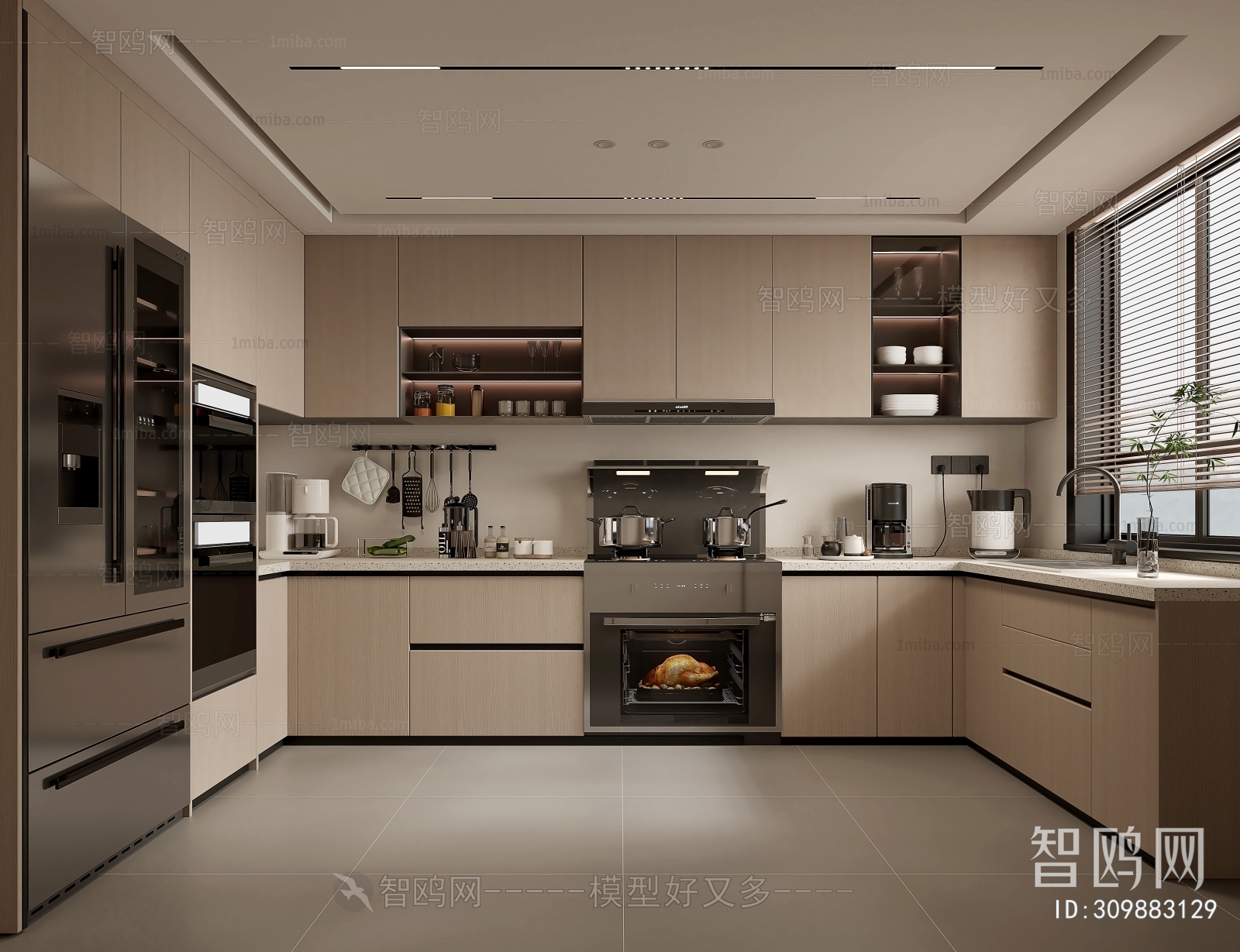 Modern The Kitchen