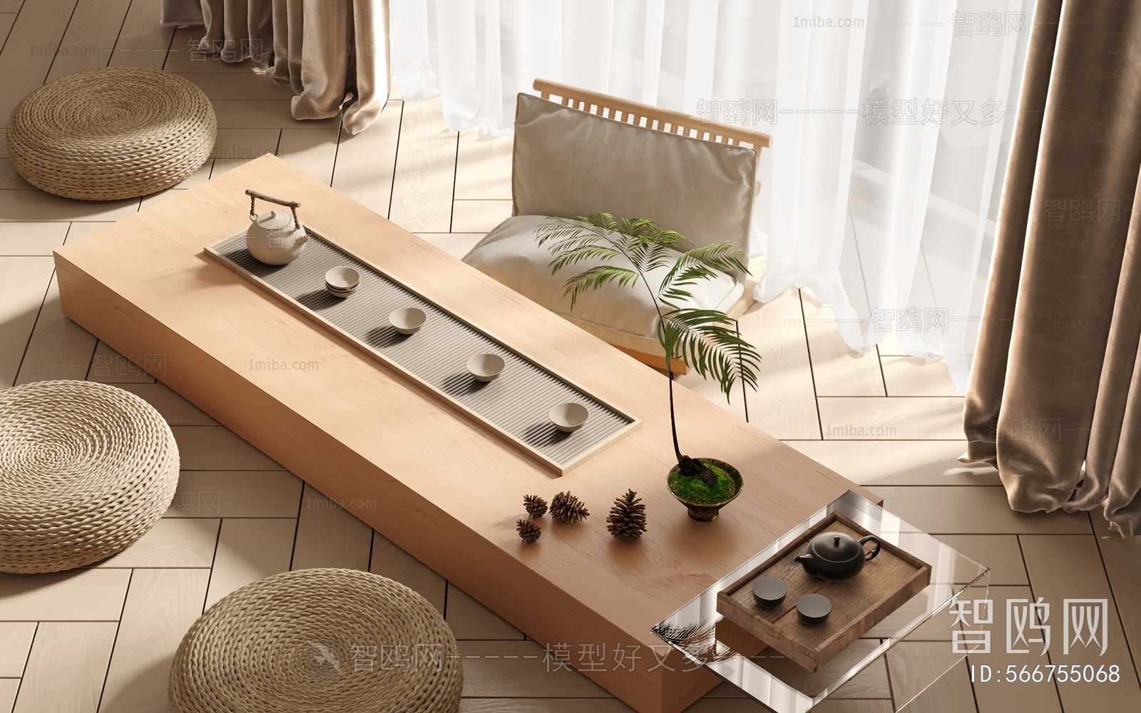 Japanese Style Tea Tables And Chairs