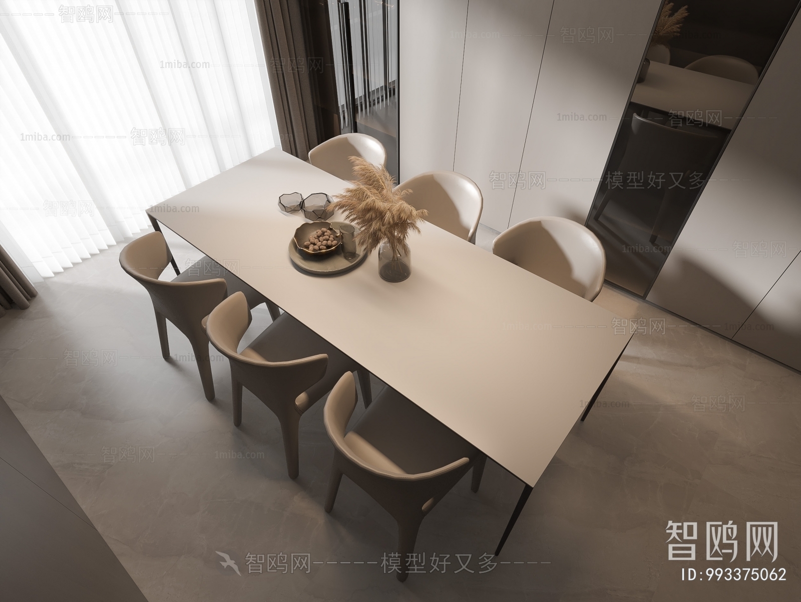 Modern Nordic Style Dining Table And Chairs