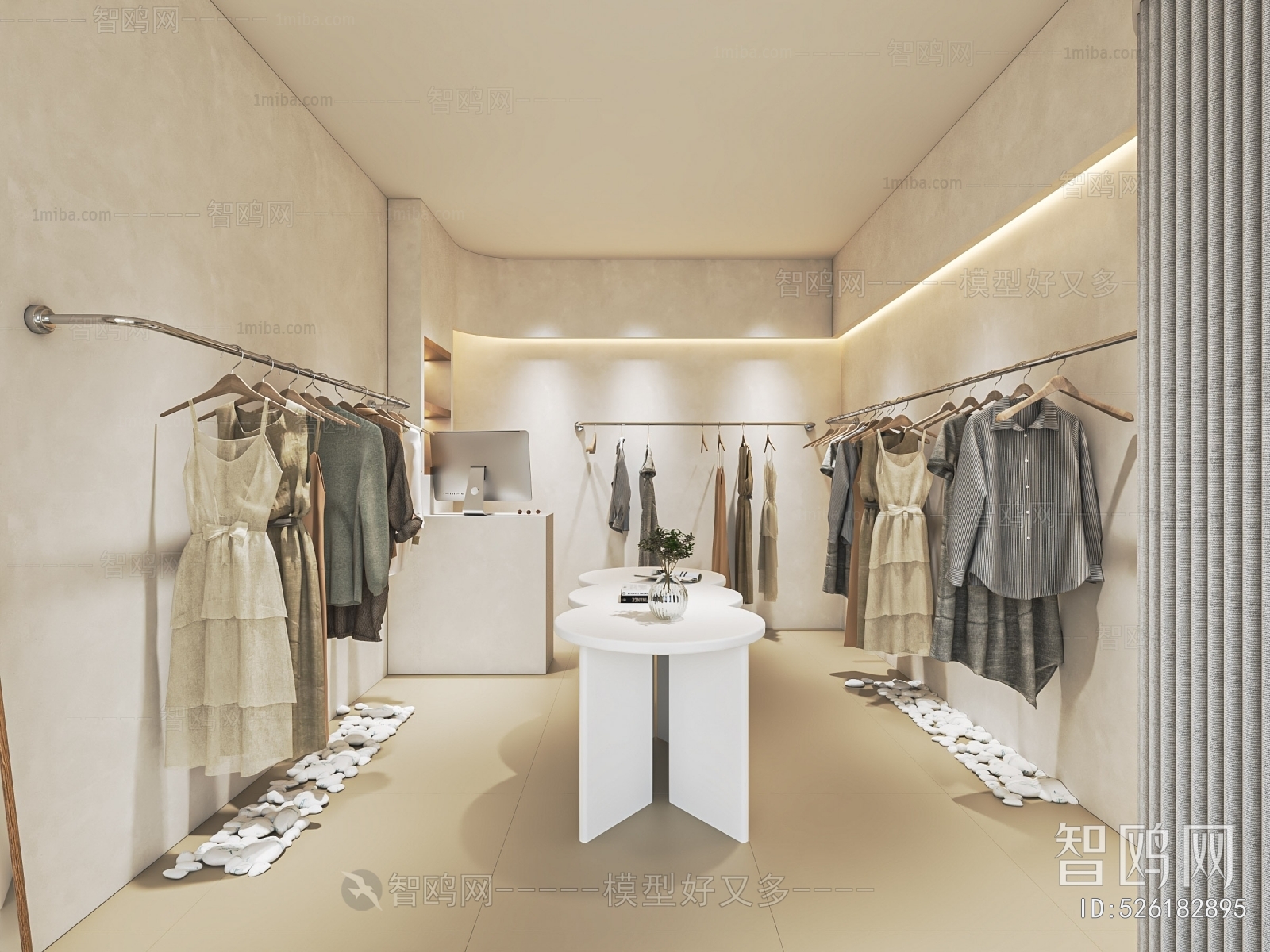 Modern Wabi-sabi Style Clothing Store