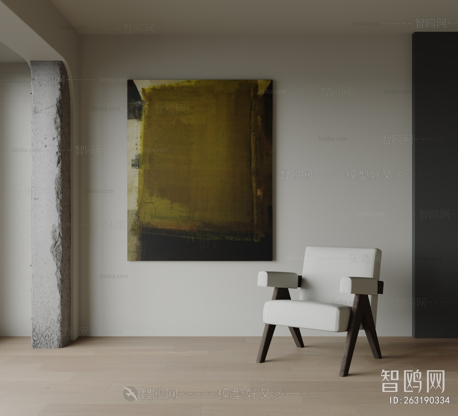 Modern Wabi-sabi Style Painting