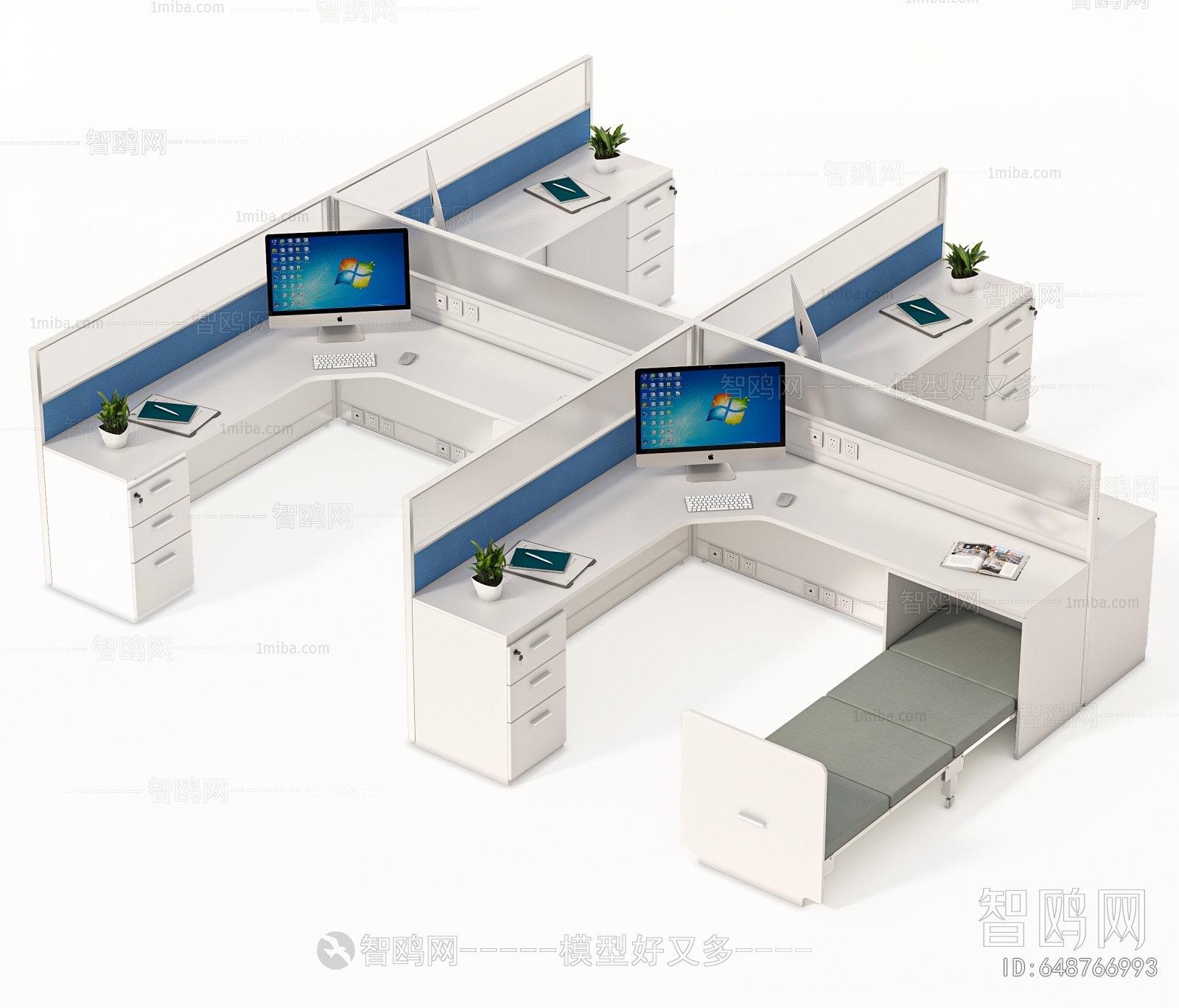 Modern Office Desk And Chair