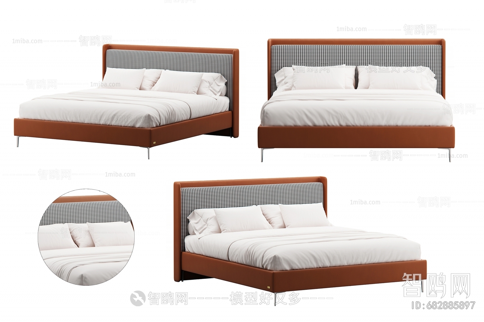 Nordic Style Double Bed