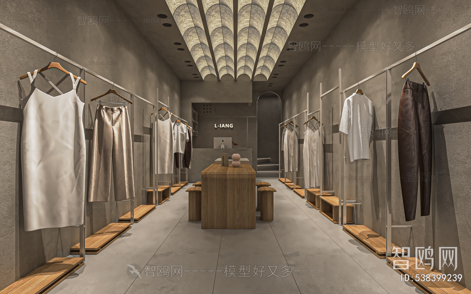 Modern Wabi-sabi Style Clothing Store