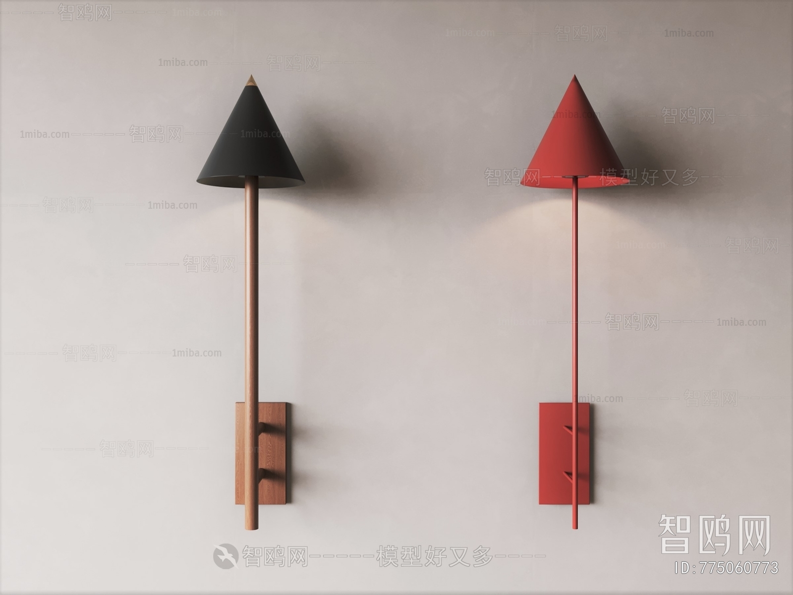 Modern Wabi-sabi Style Wall Lamp