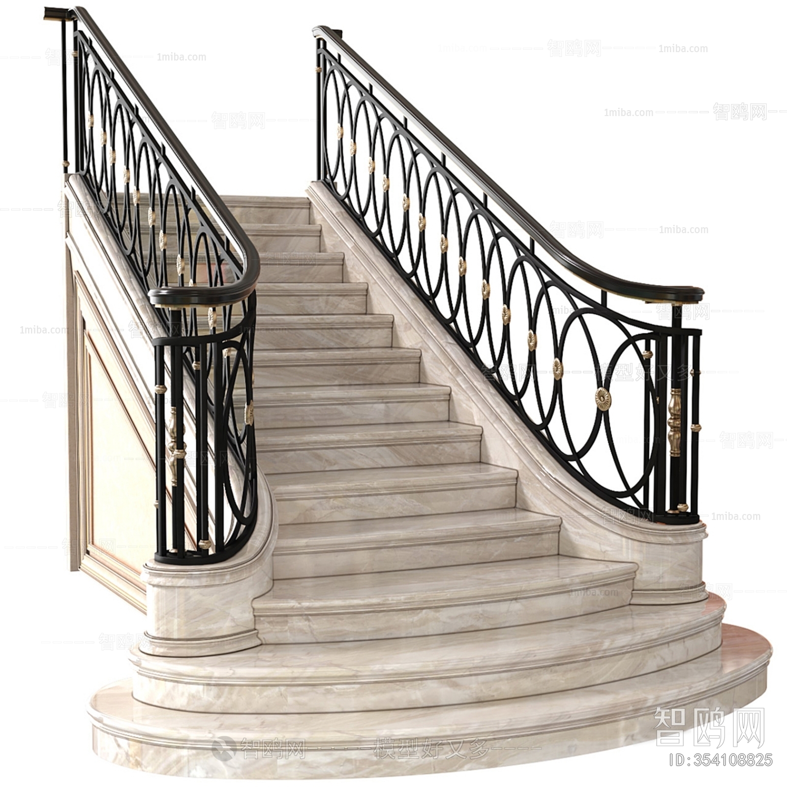 Simple European Style Staircase