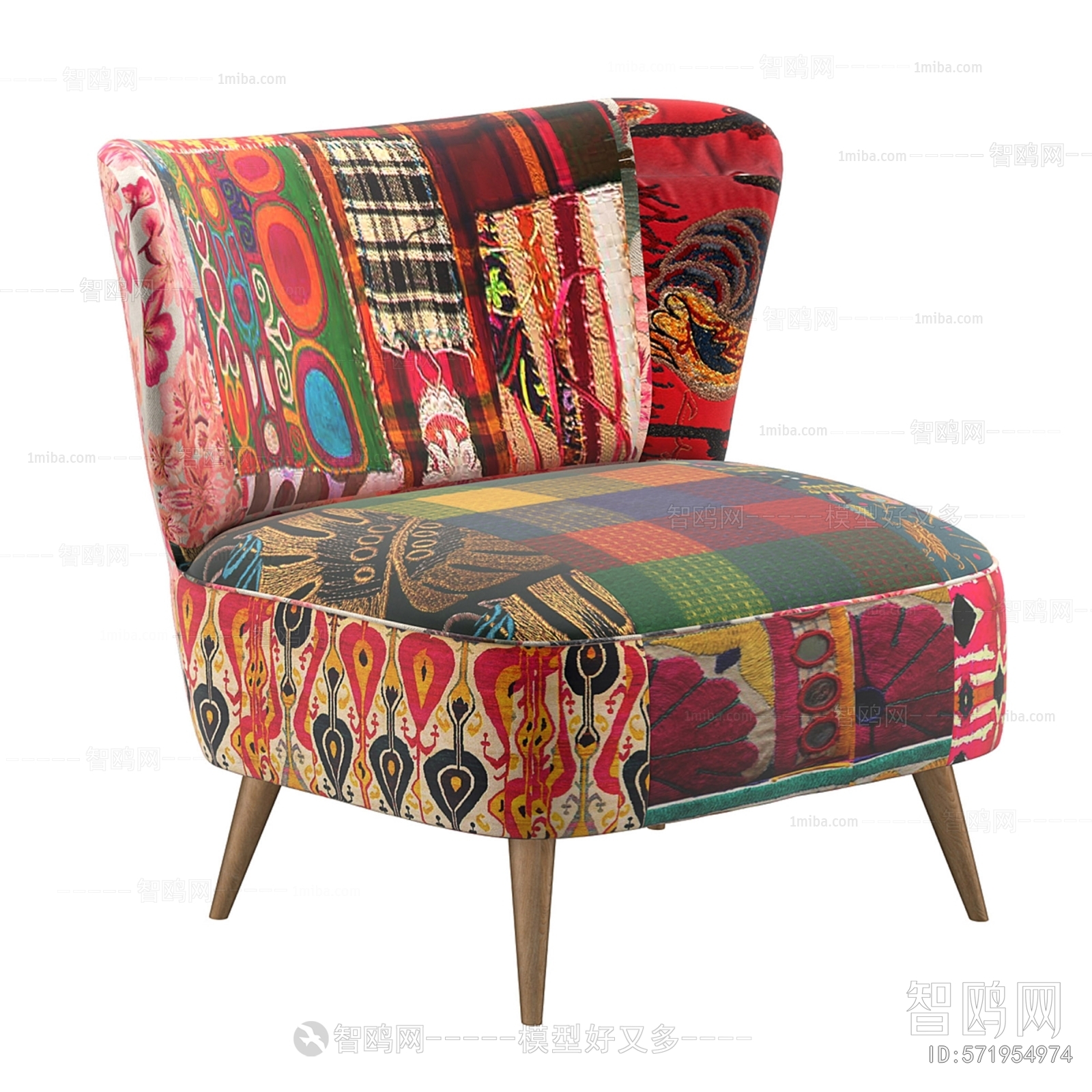 Mediterranean Style Lounge Chair