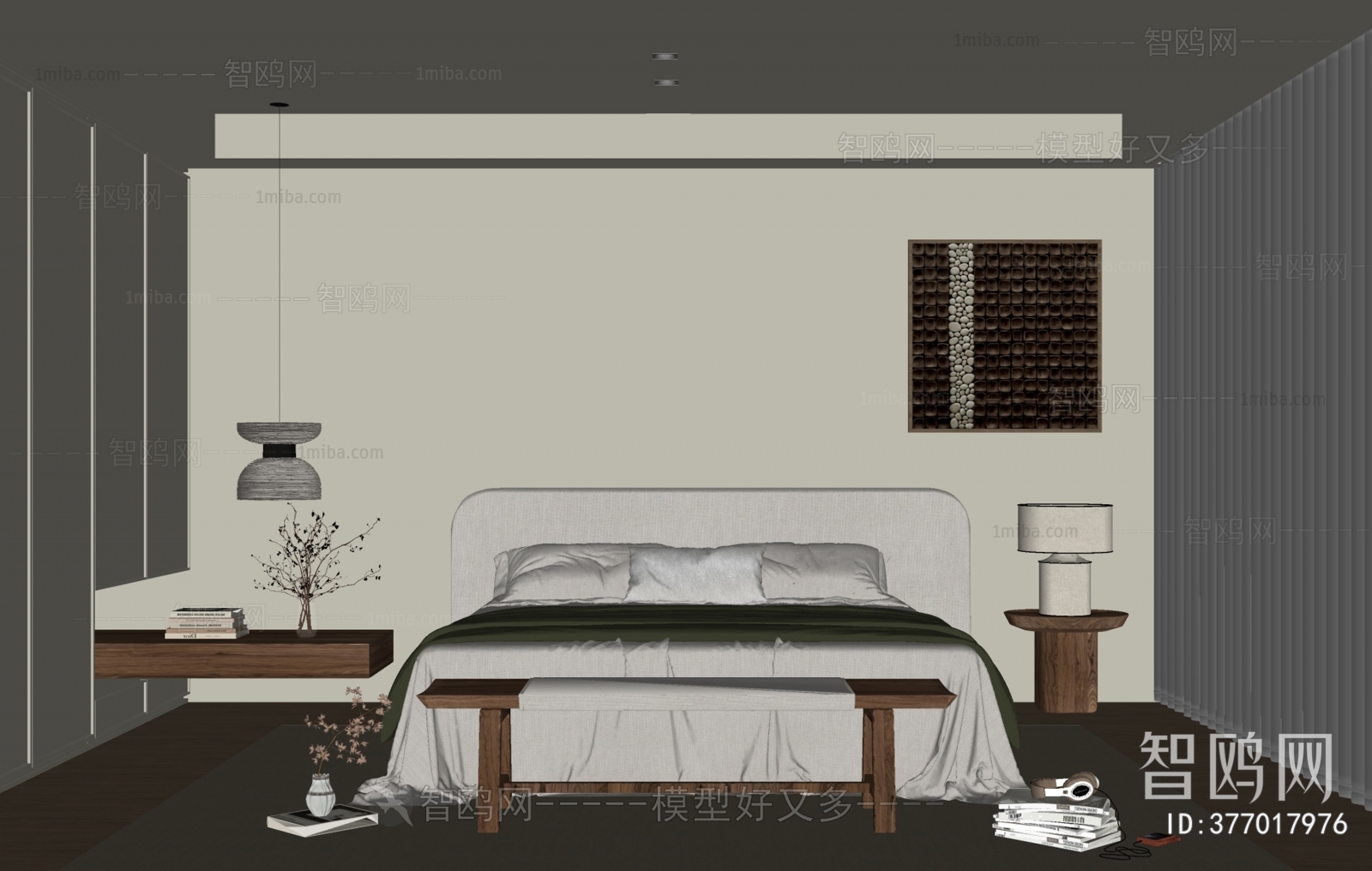 Wabi-sabi Style Bedroom