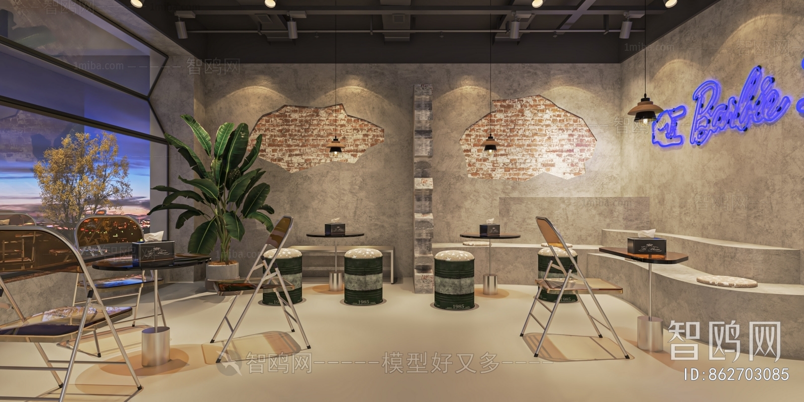 Industrial Style Cafe