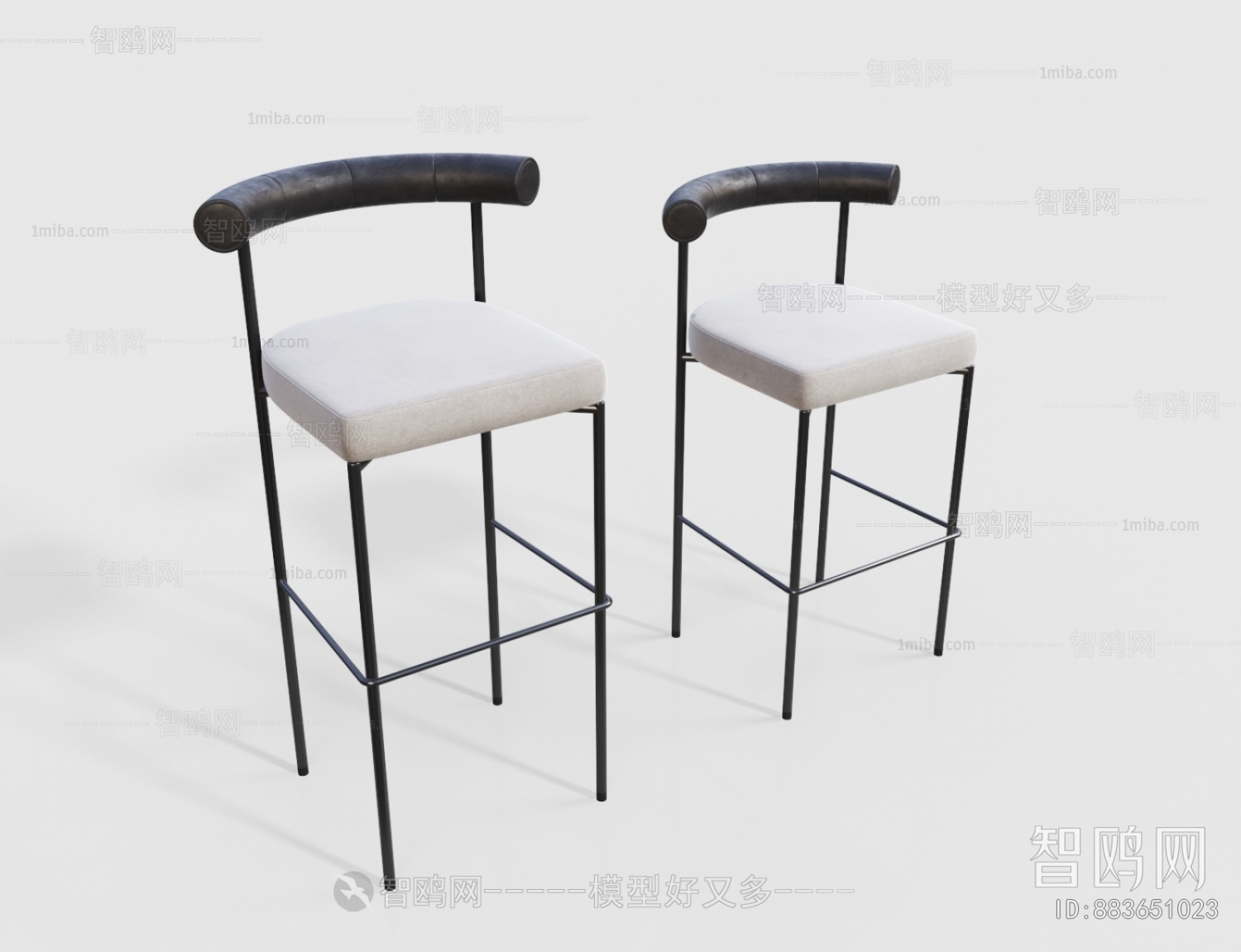 Nordic Style Bar Chair