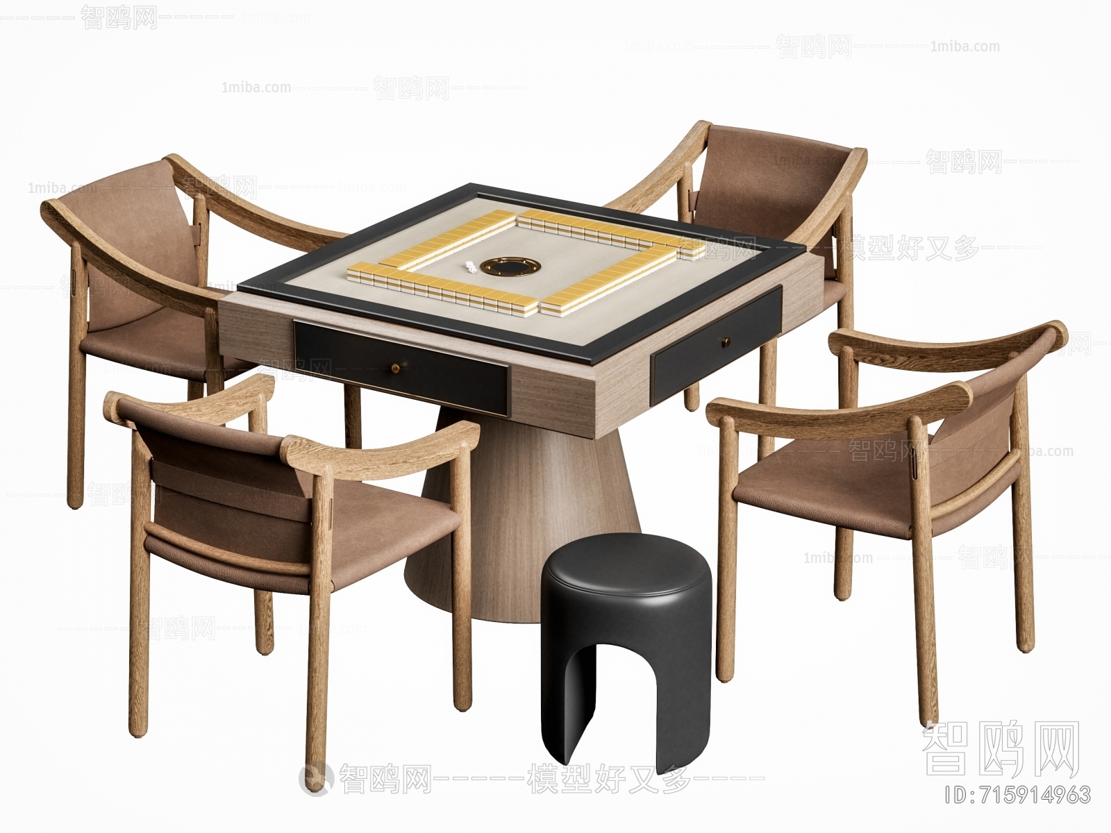 Modern Mahjong Tables And Chairs