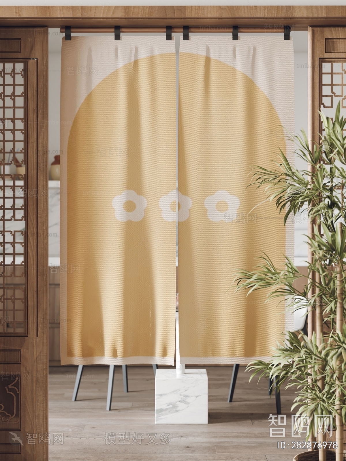 New Chinese Style Door Curtain