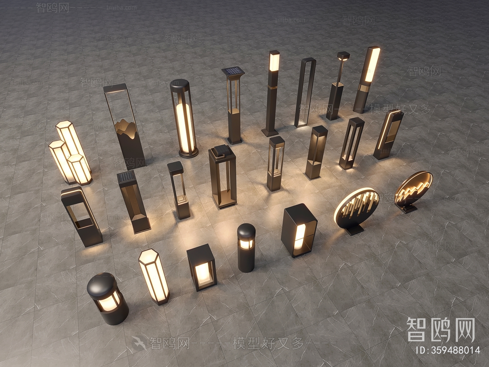 Modern Chinese Style Outdoor Light