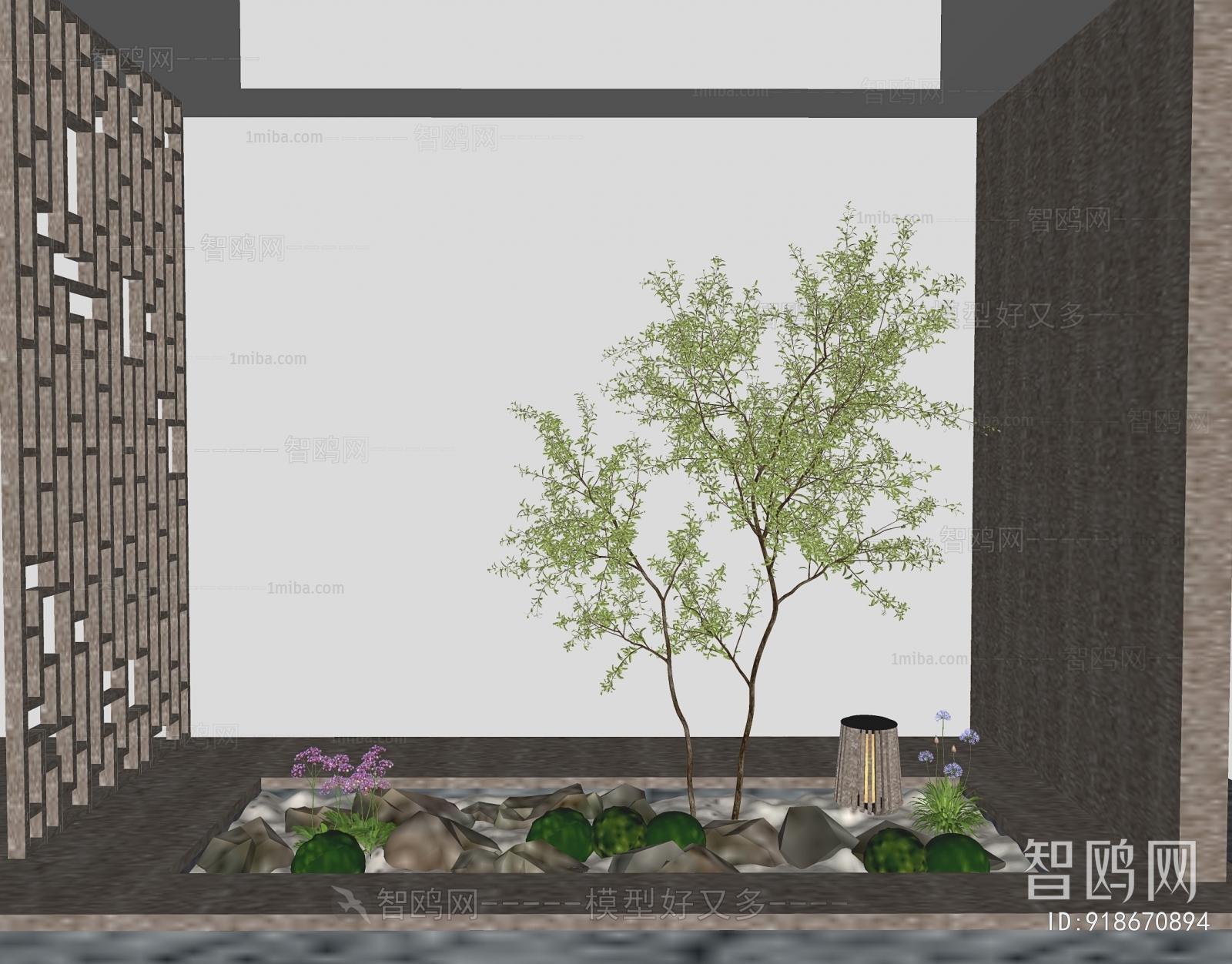 Modern New Chinese Style Plant Landscaping