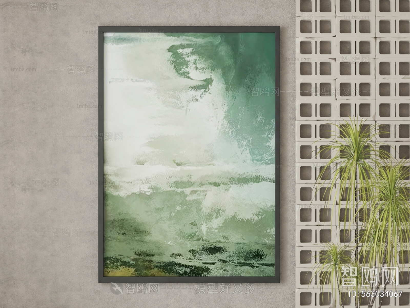 Modern Wabi-sabi Style Painting