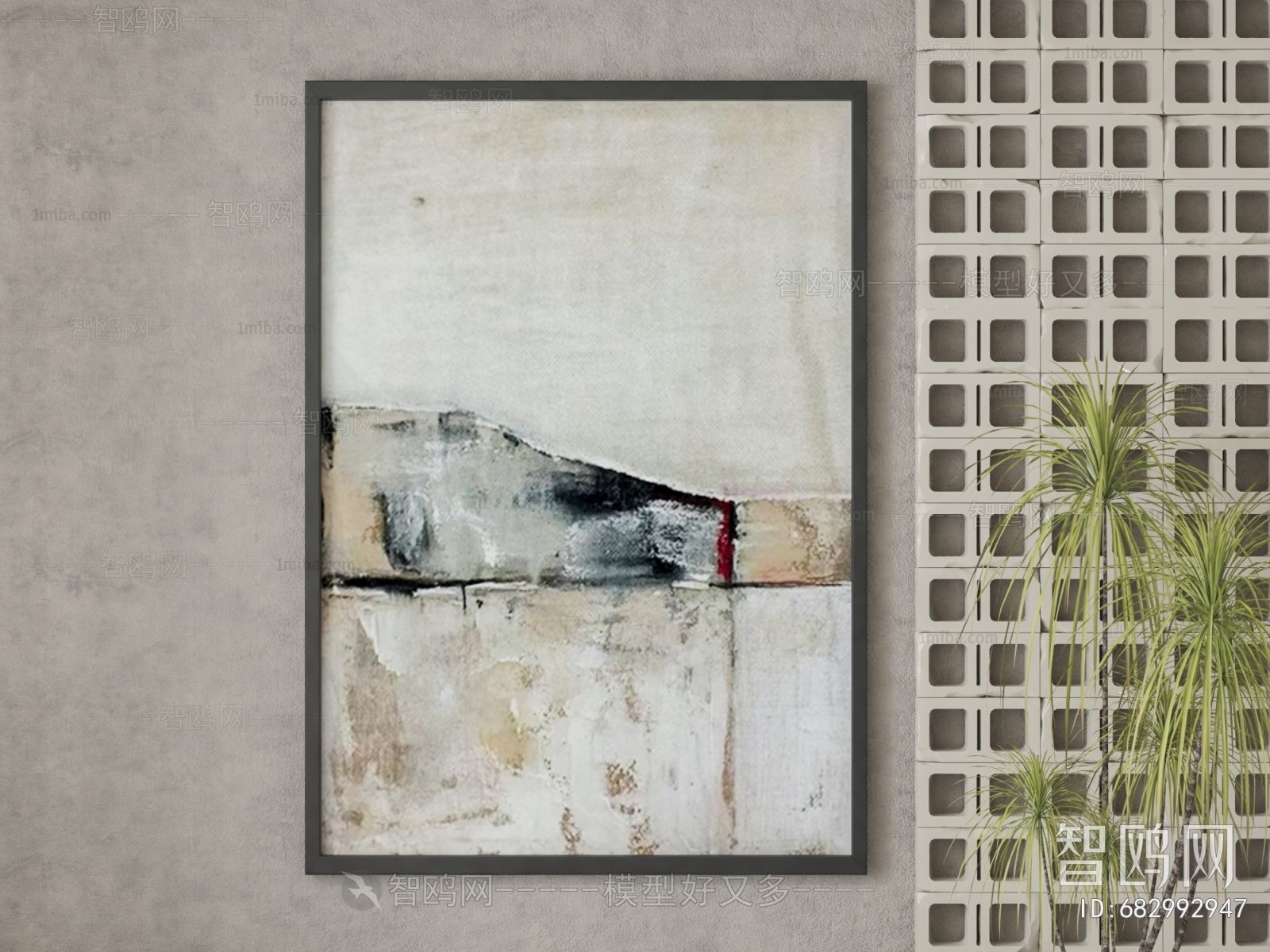 Modern Wabi-sabi Style Painting