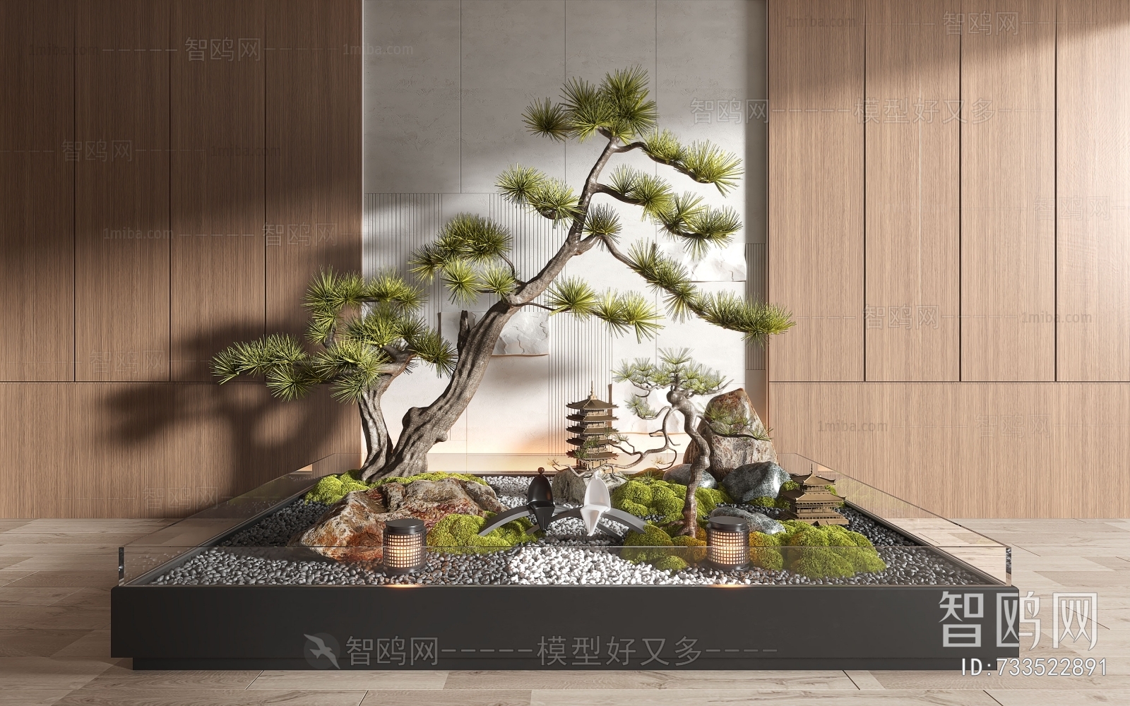 New Chinese Style Plant Landscaping