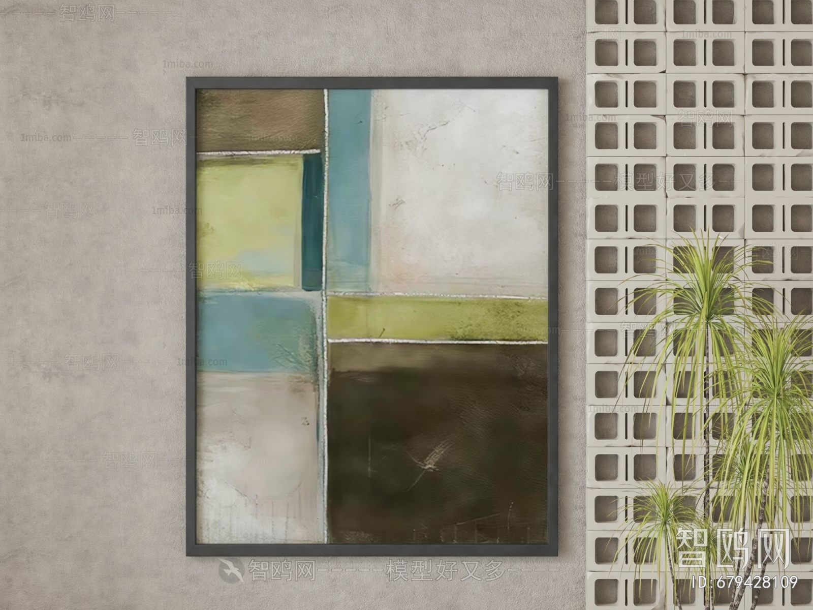 Modern Wabi-sabi Style Painting