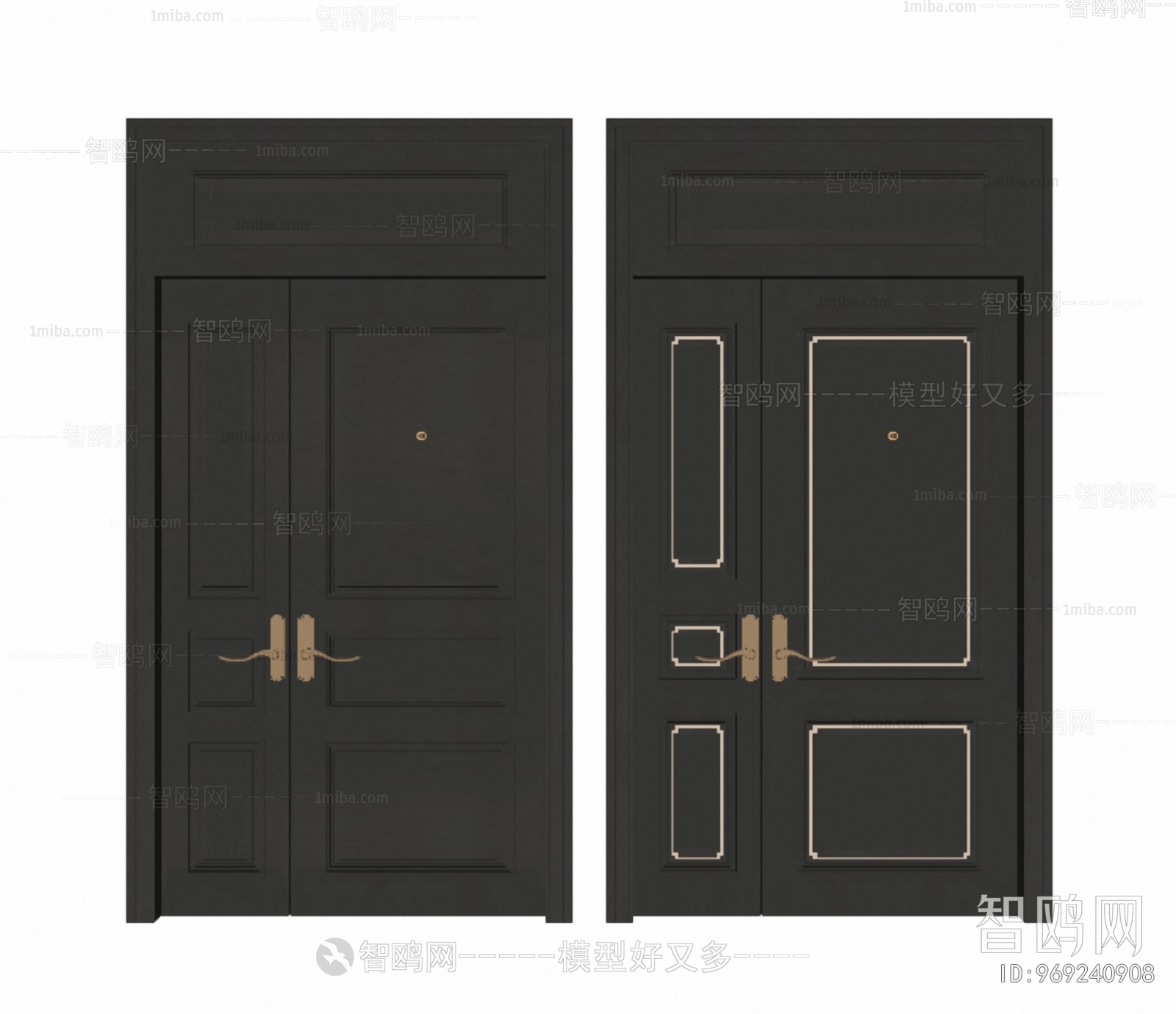 New Chinese Style Entrance Door