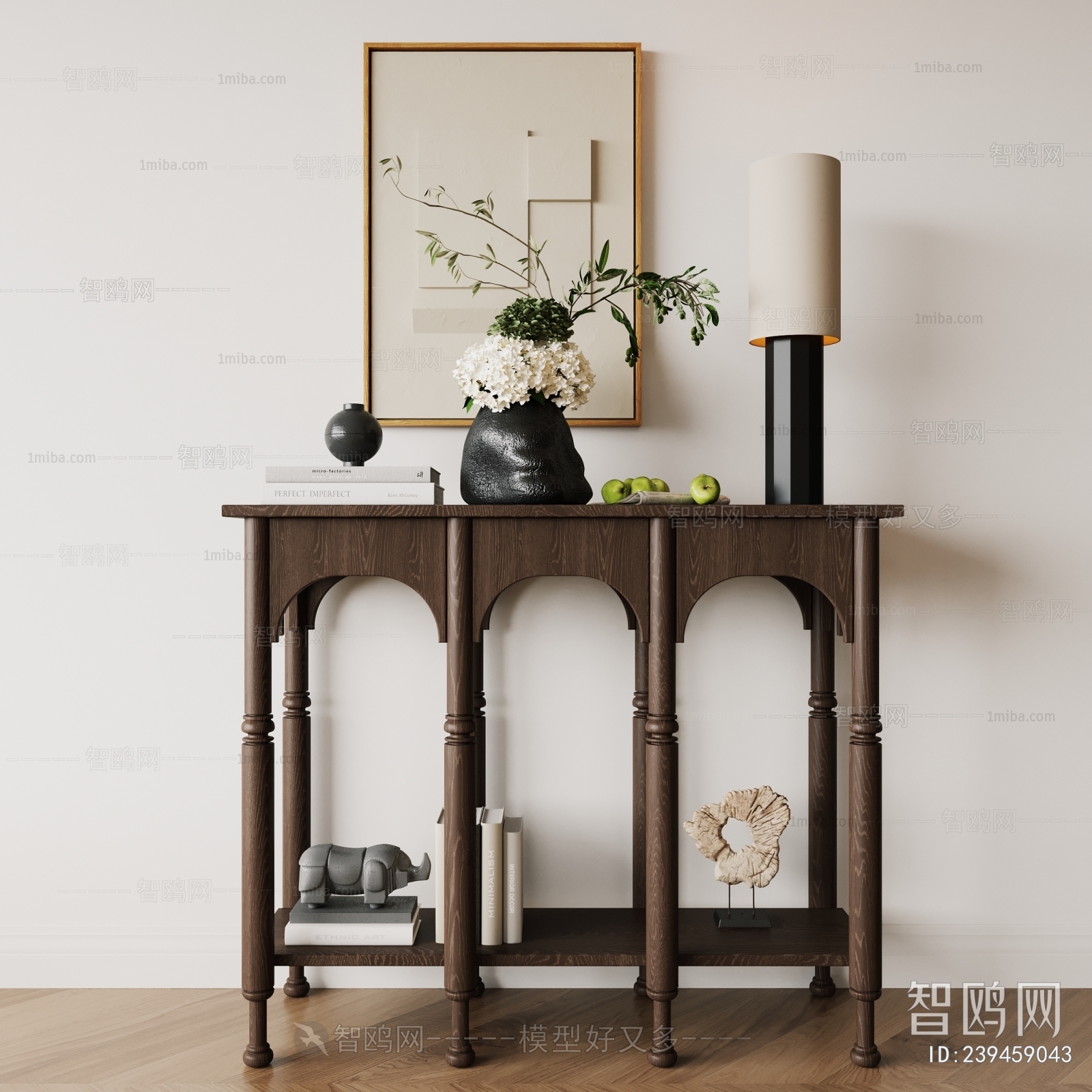 American Style Wabi-sabi Style Console