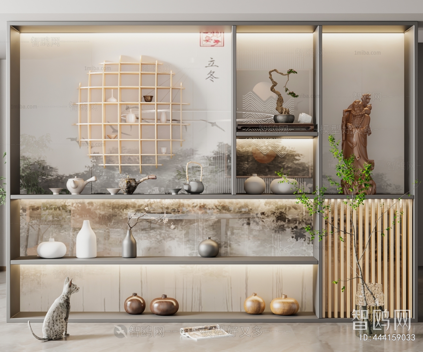 New Chinese Style Shelving