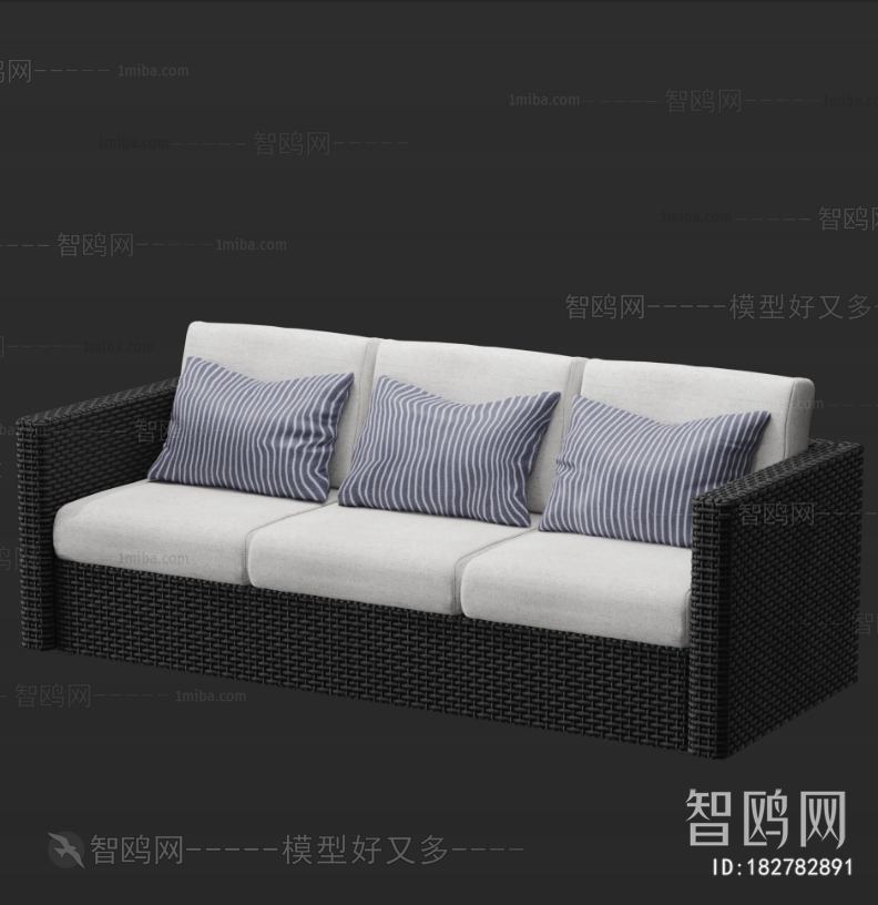 Modern Three-seat Sofa