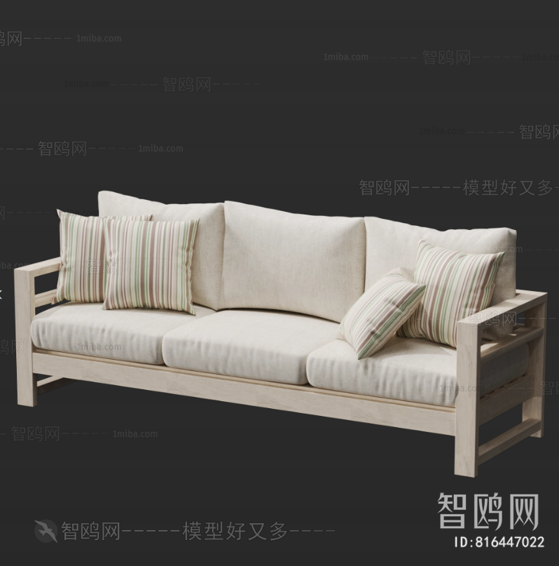 Modern Three-seat Sofa