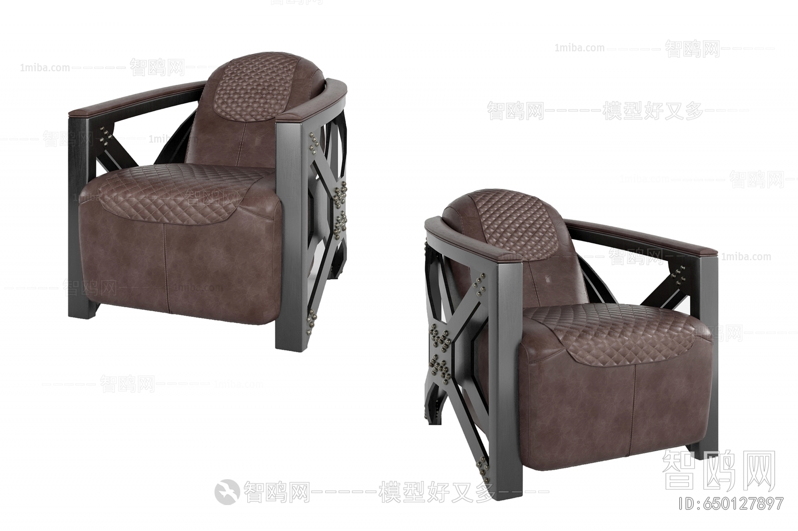 Nordic Style Industrial Style Lounge Chair