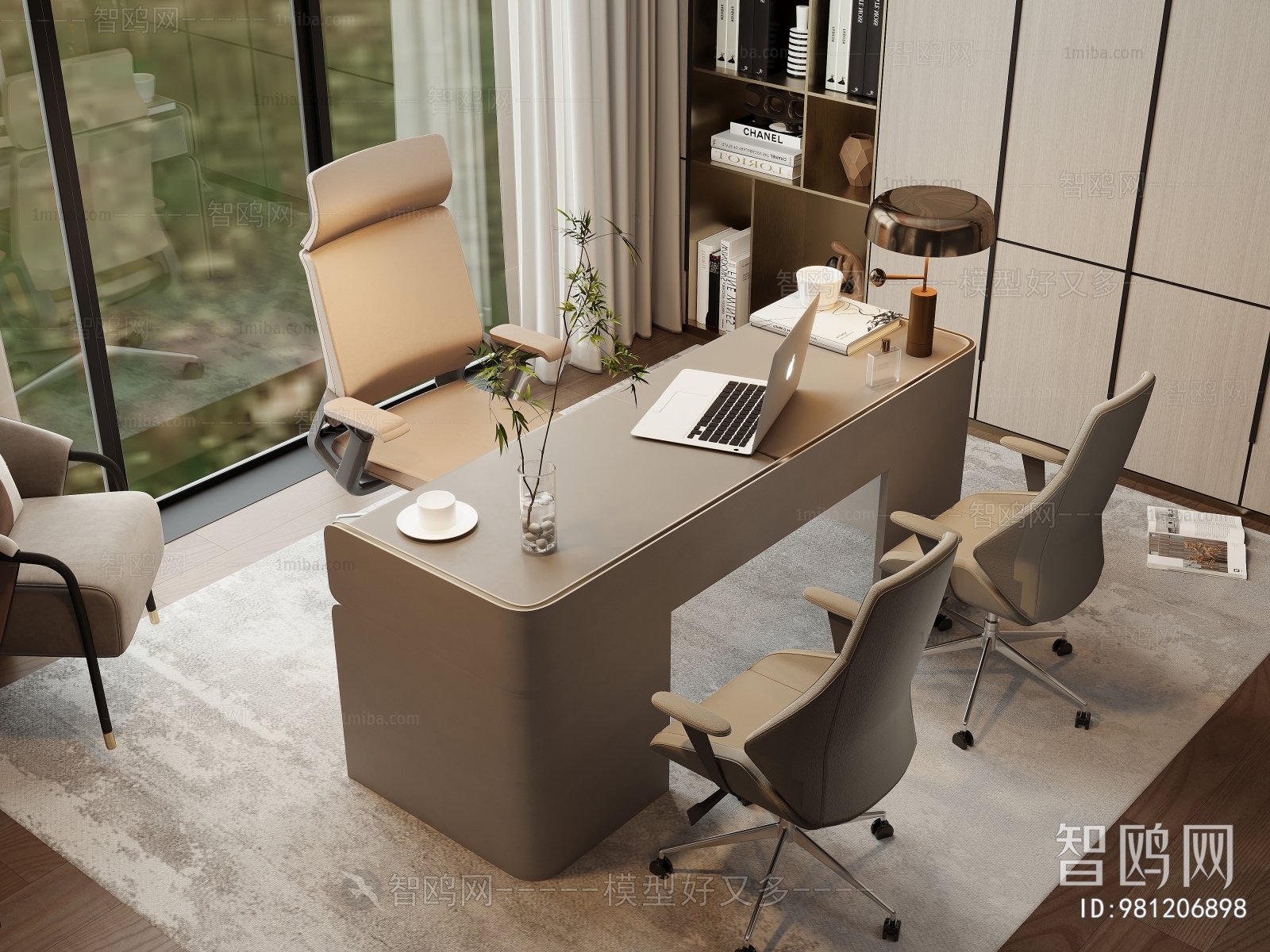 Modern Office Desk And Chair