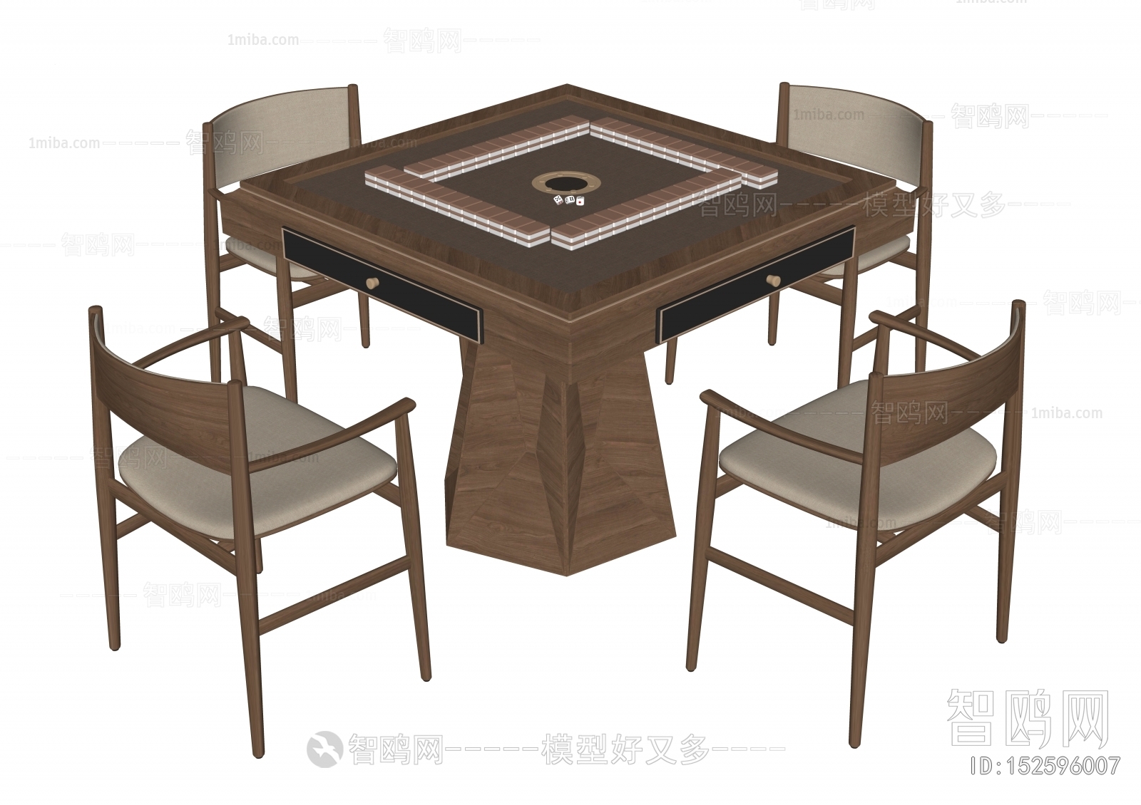 Modern Mahjong Tables And Chairs