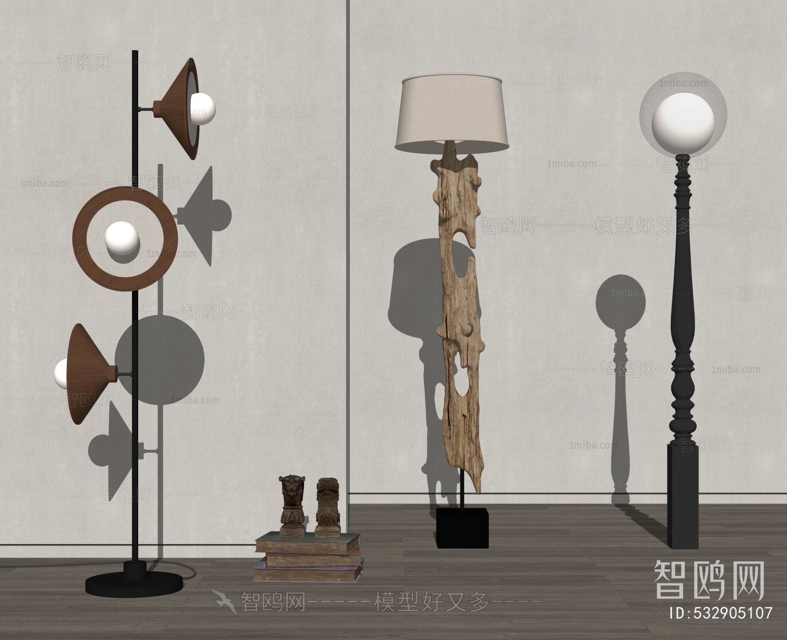 Wabi-sabi Style Floor Lamp