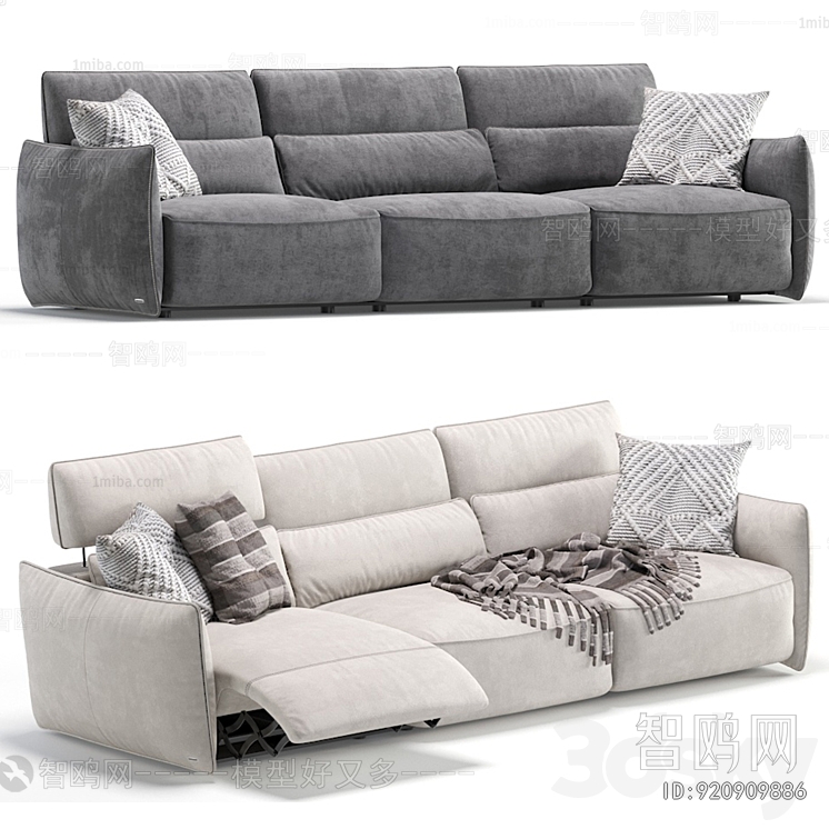 Modern Three-seat Sofa