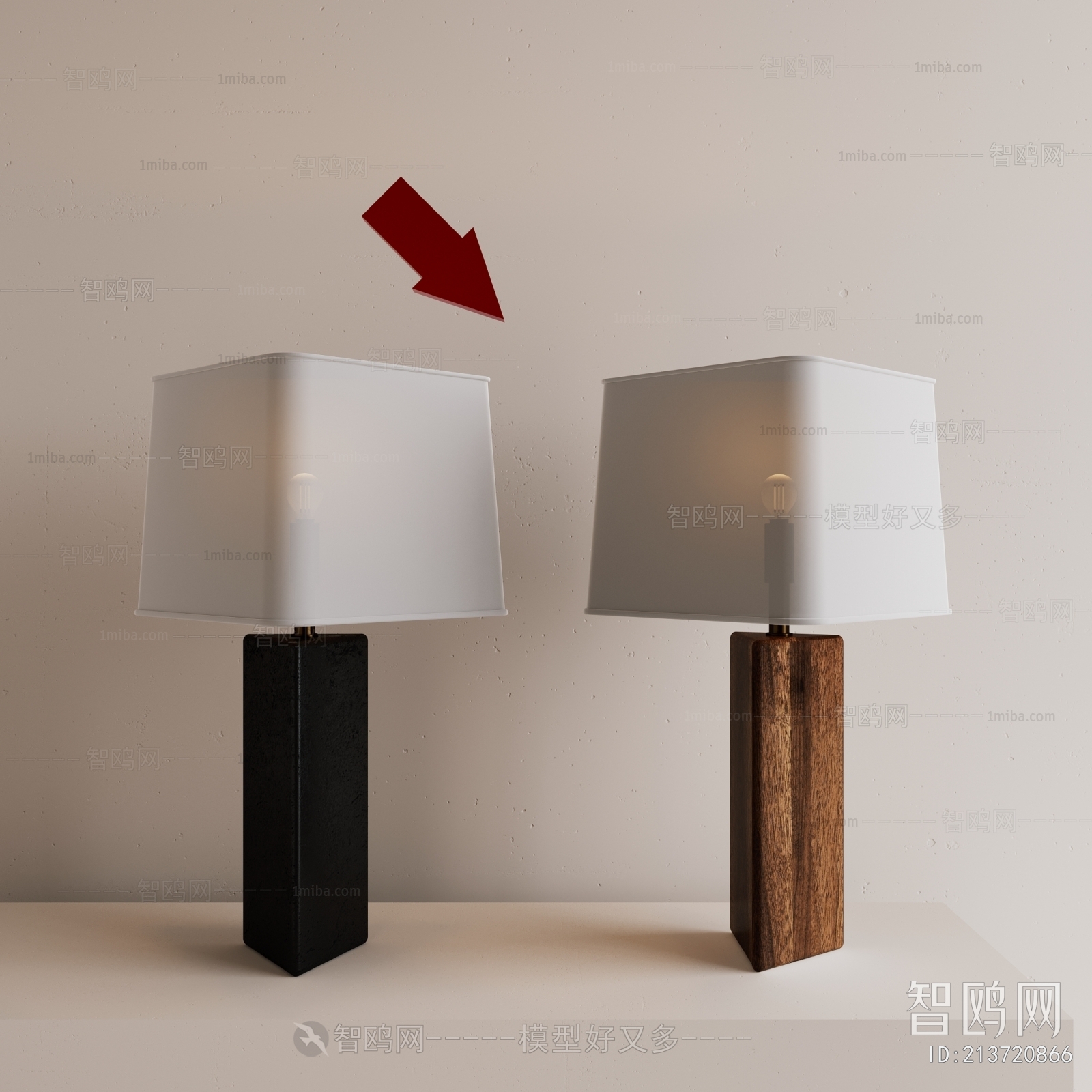 Wabi-sabi Style Table Lamp