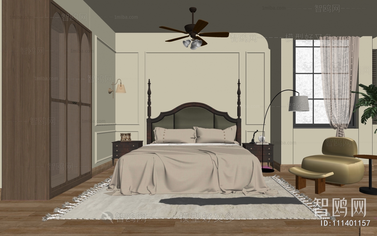 American Style Bedroom