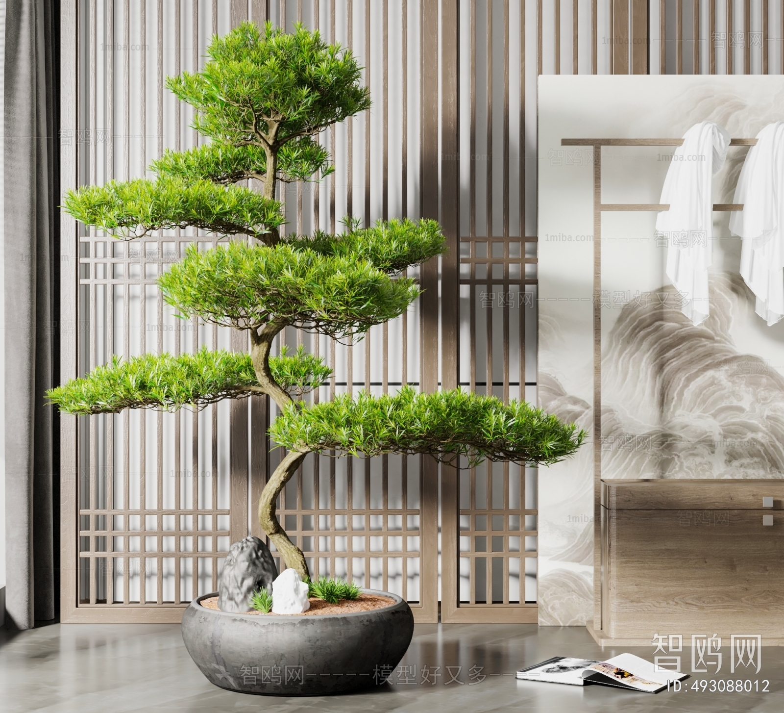 New Chinese Style Bonsai