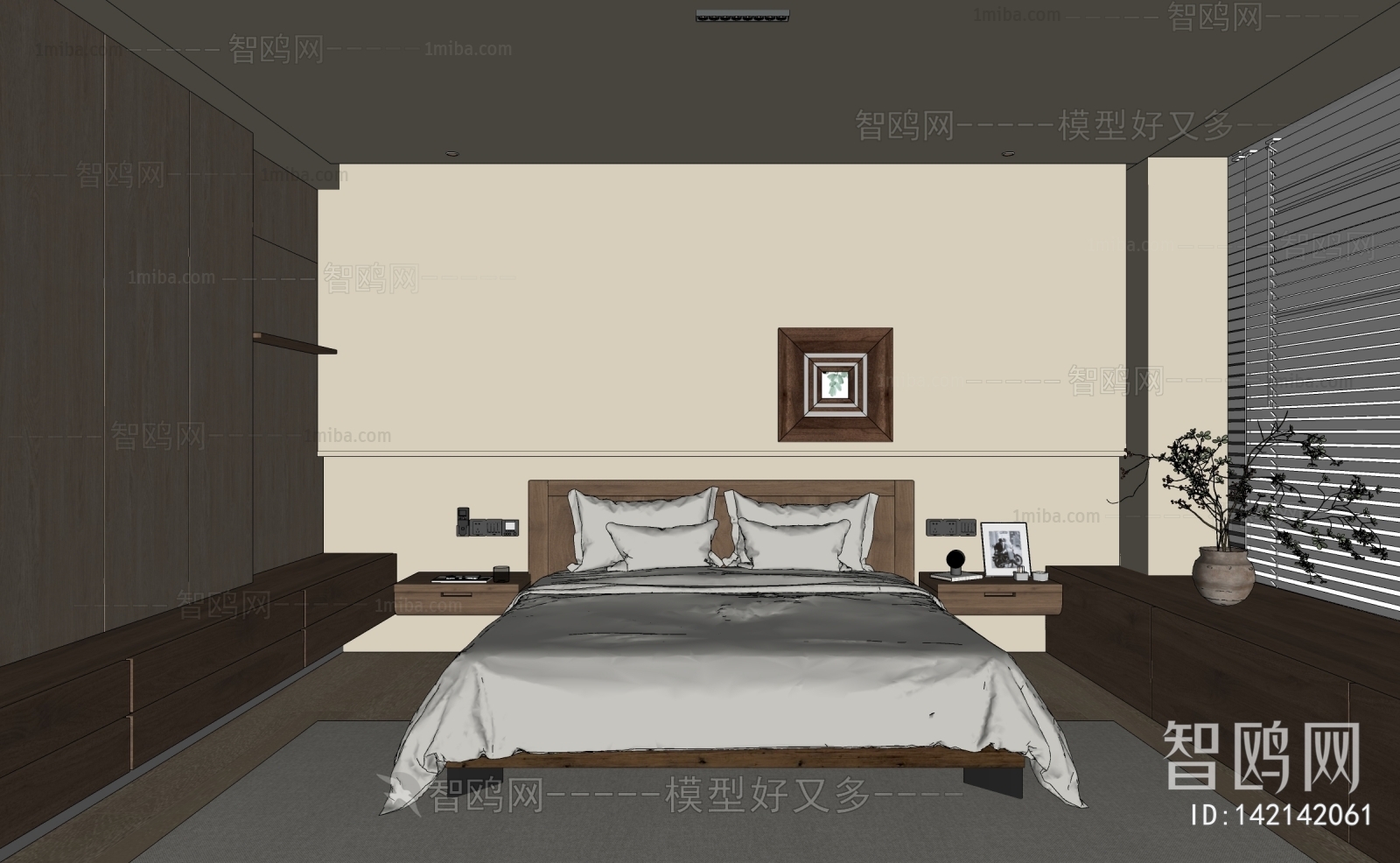 Wabi-sabi Style Bedroom