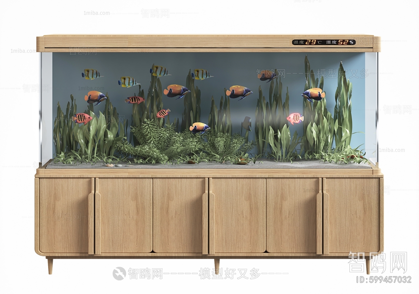 Modern Fish Tank Sketchup Model Download Model ID 599457032 1miba