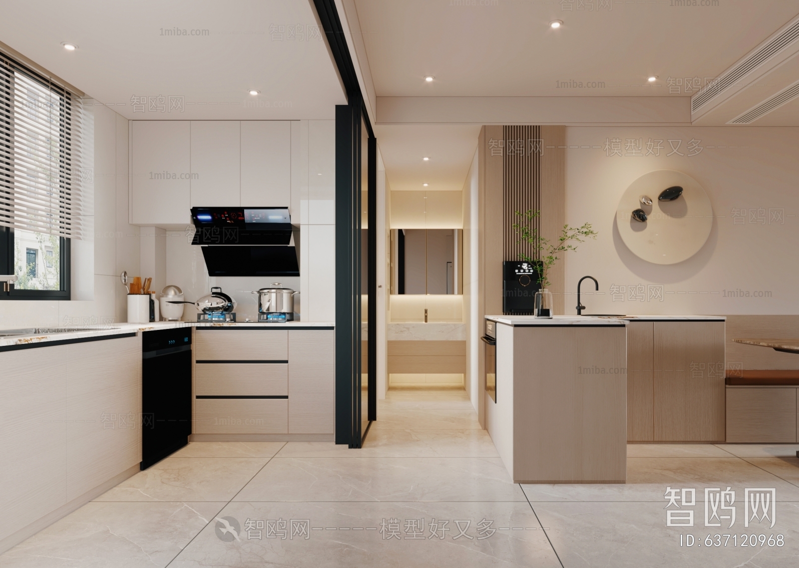 Modern Open Kitchen