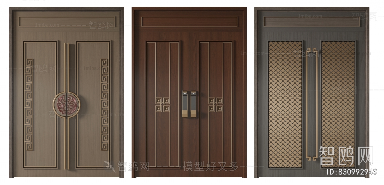 New Chinese Style Entrance Door