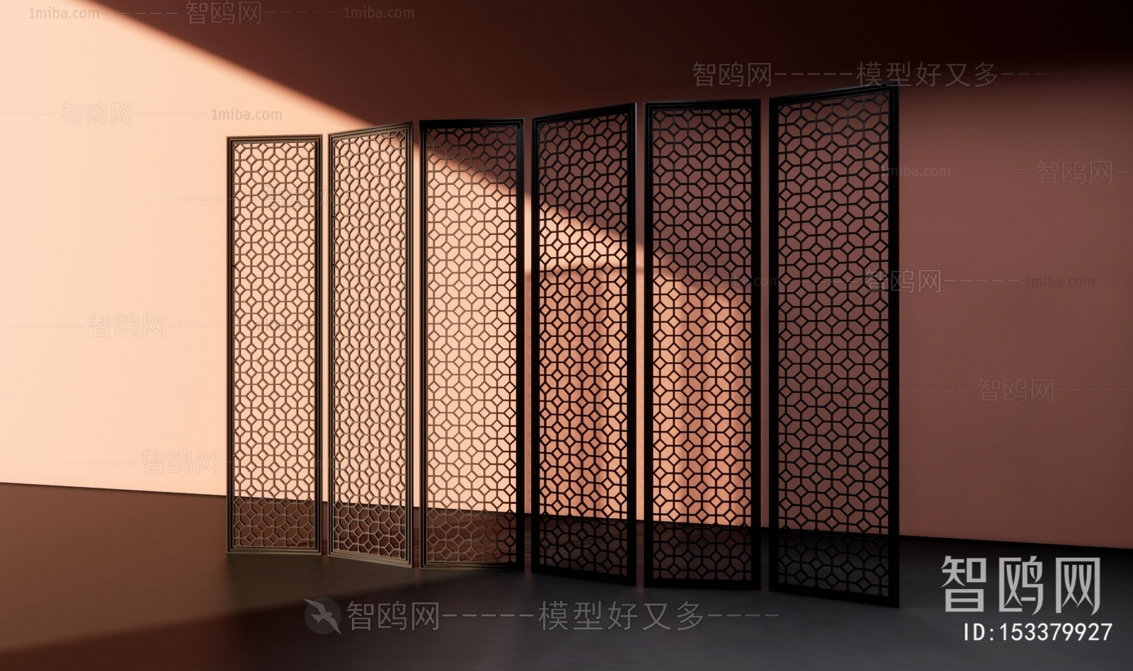 New Chinese Style Wabi-sabi Style Partition