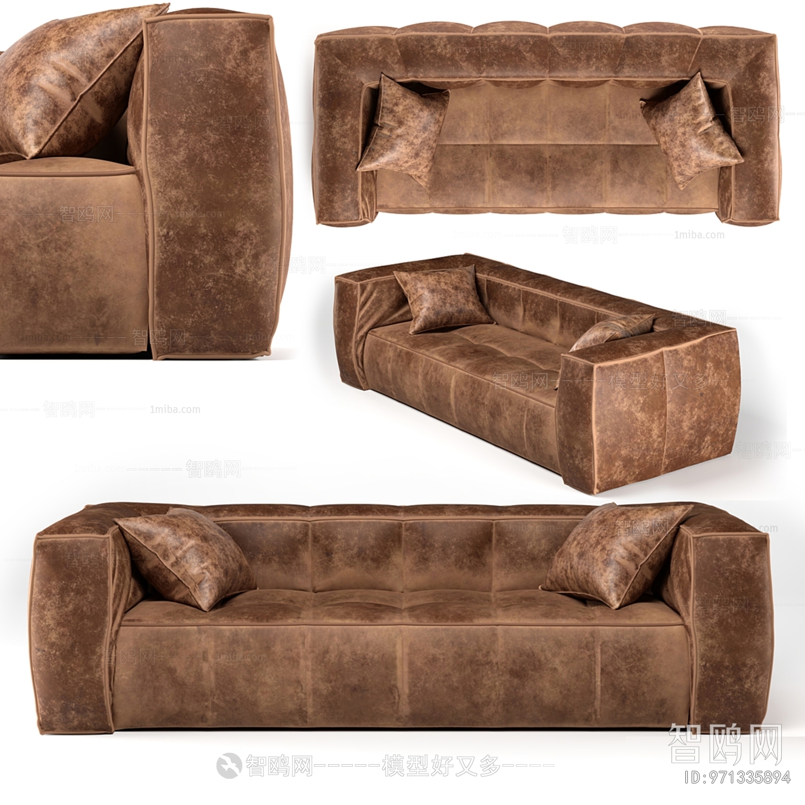 Simple European Style Multi Person Sofa