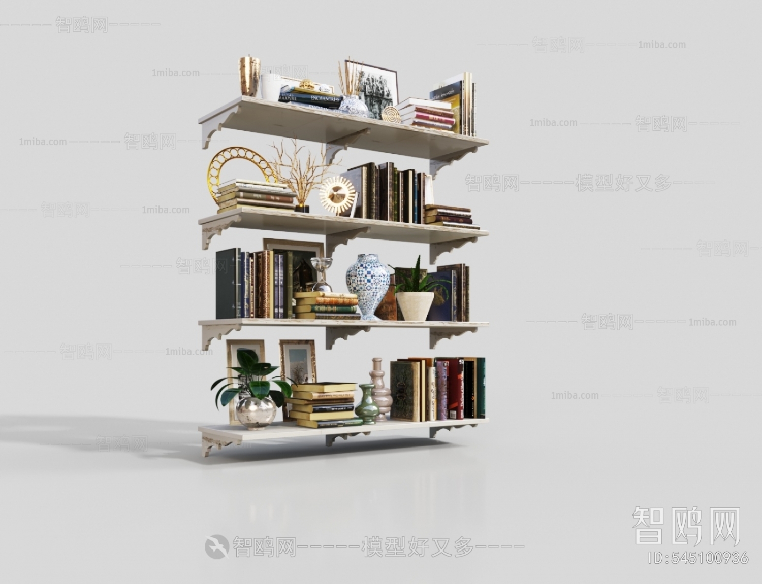 Simple European Style Bookshelf