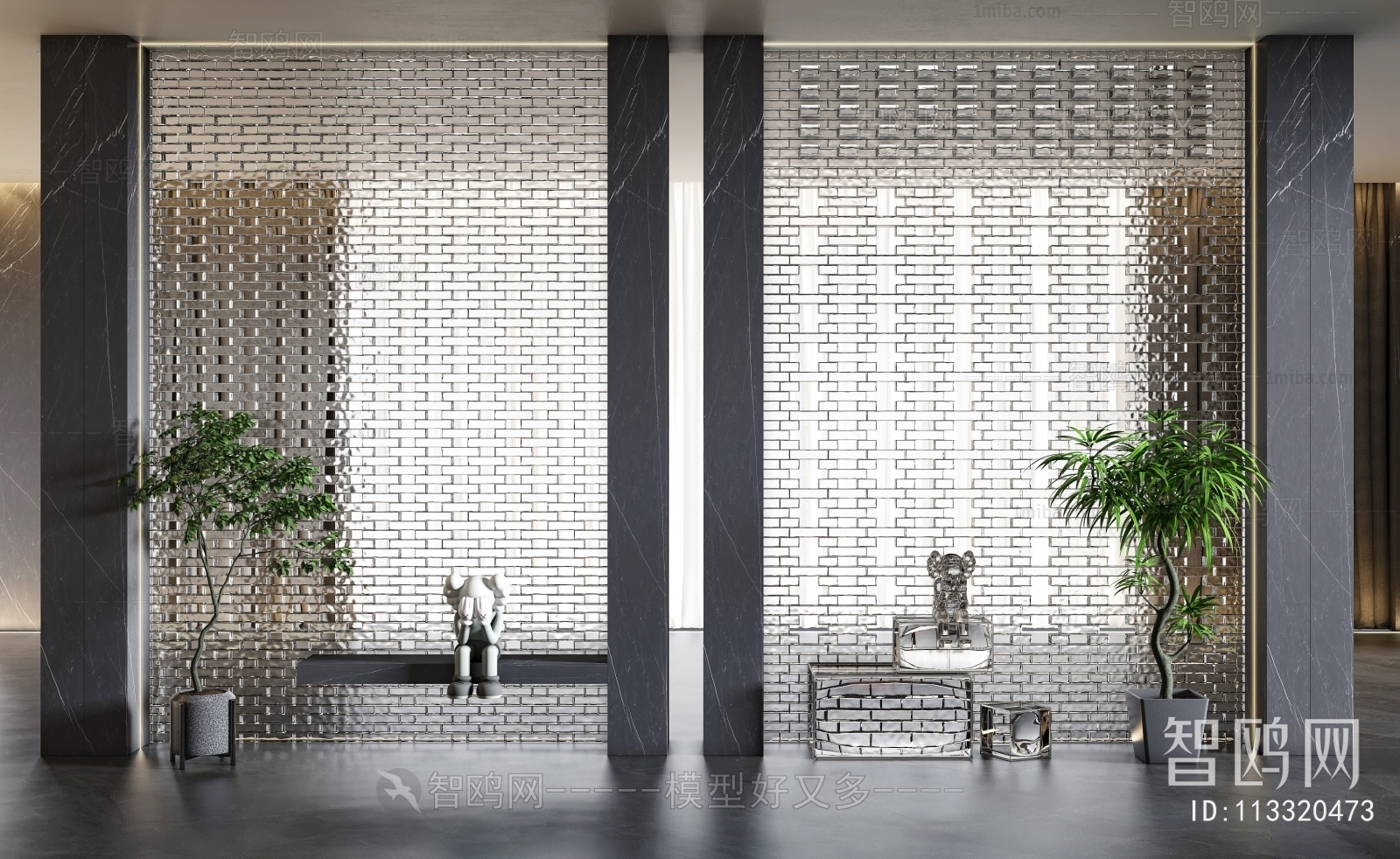 Modern Glass Screen Partition