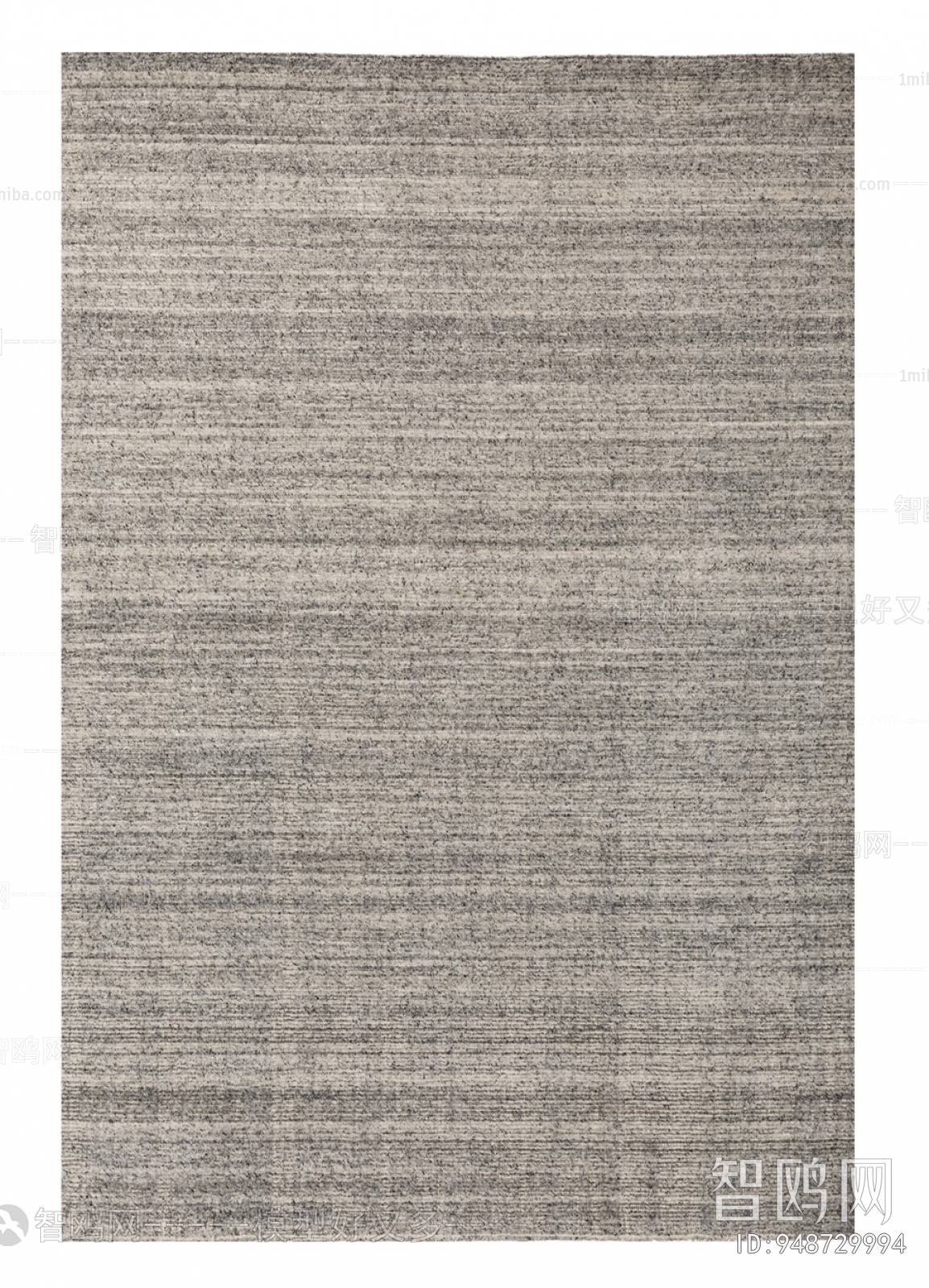 现代素色暗纹方形地毯