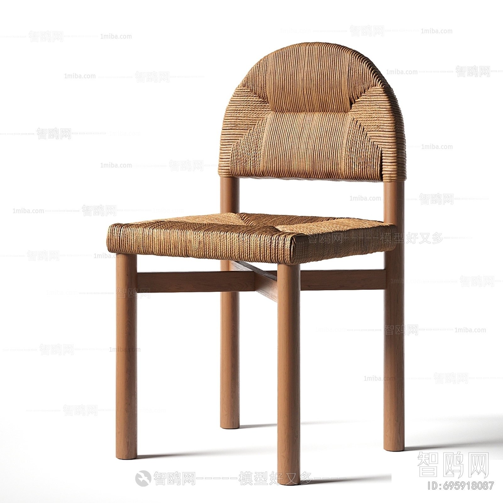 Wabi-sabi Style Single Chair