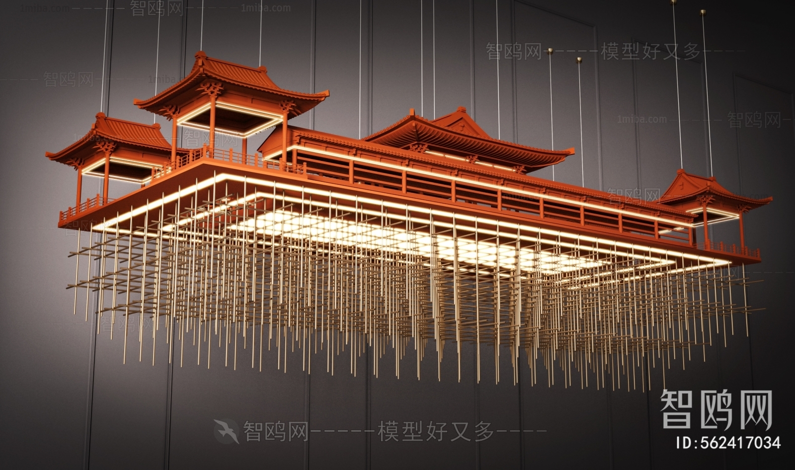 中式大型吊灯 装饰灯