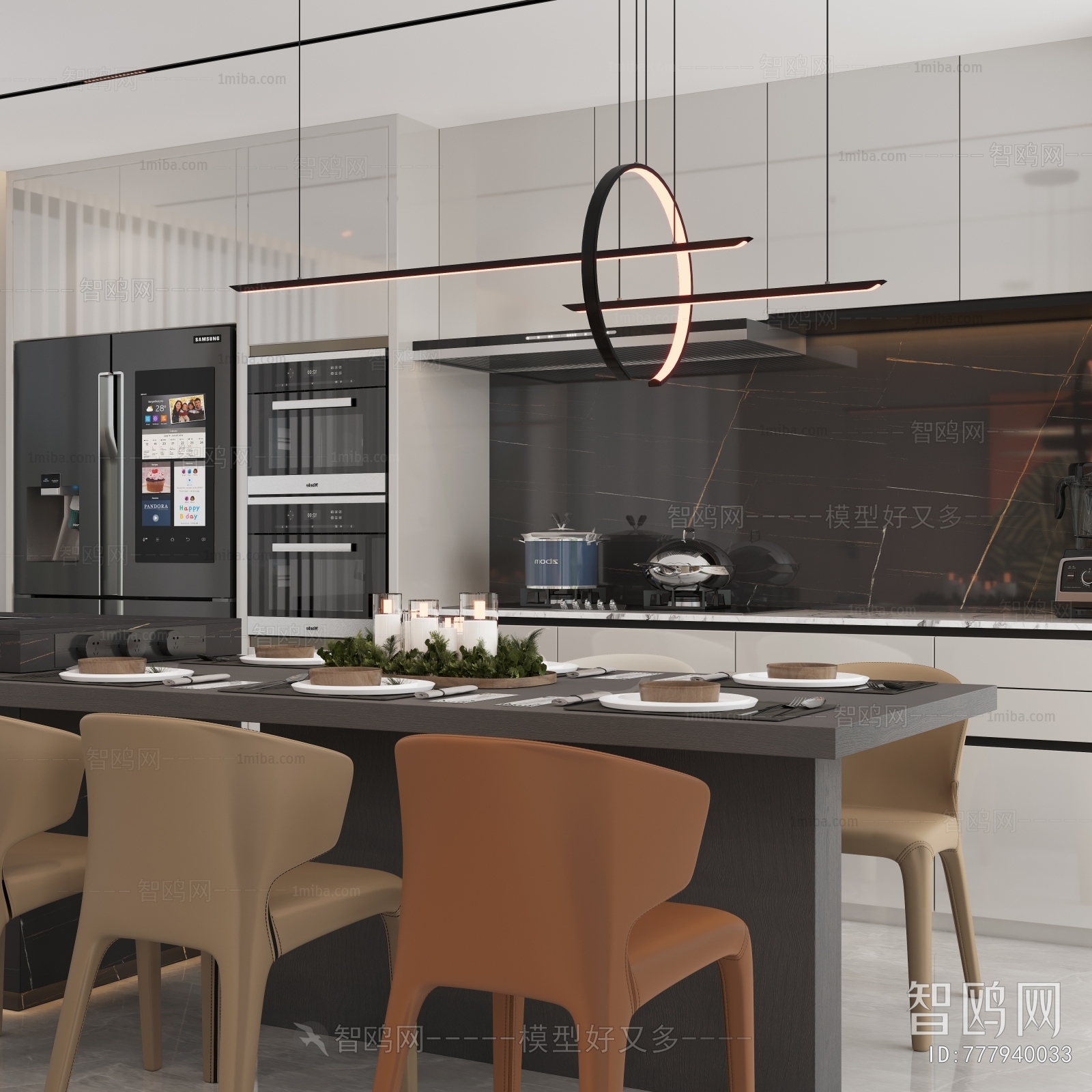 Modern Open Kitchen