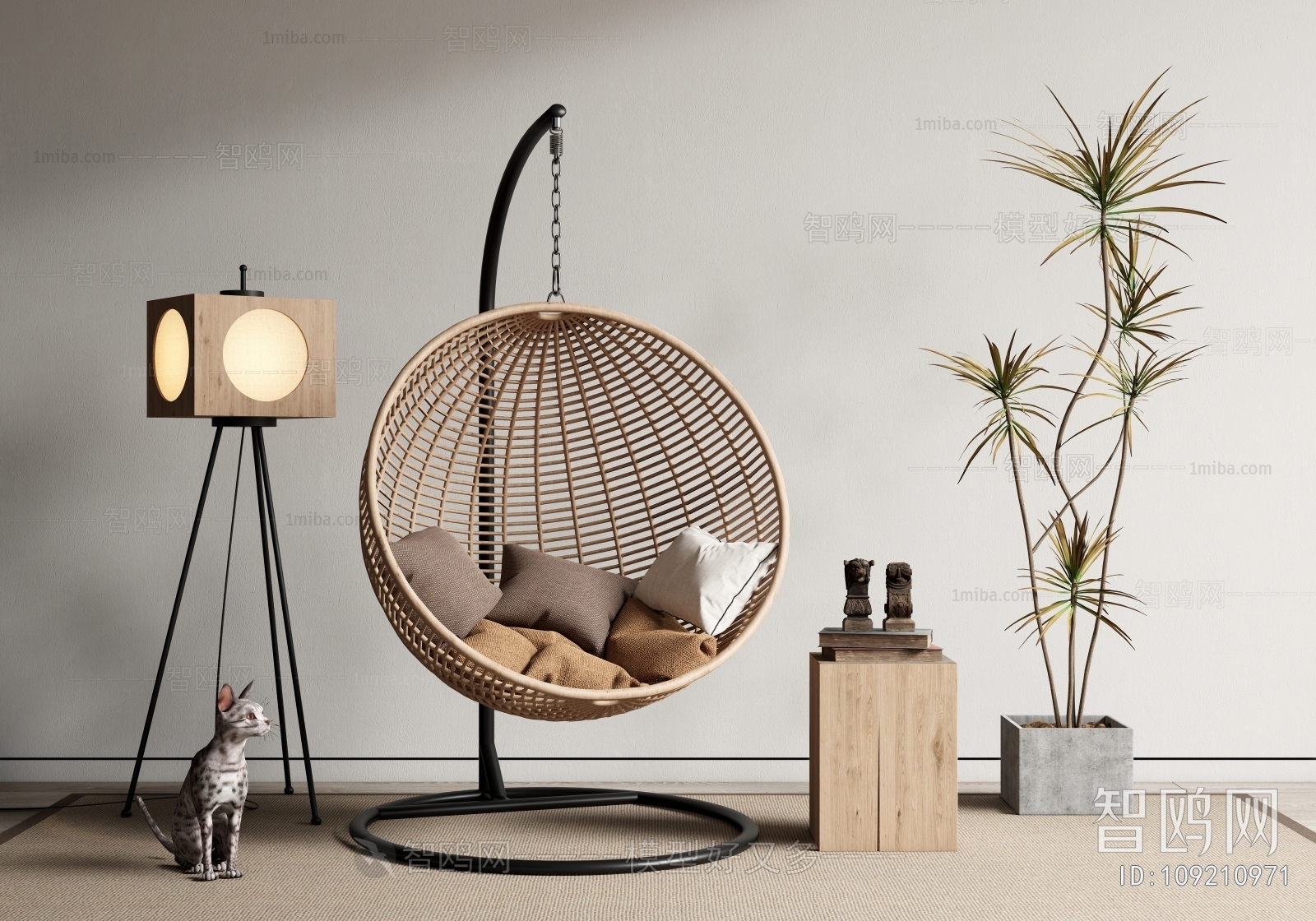 Wabi-sabi Style Hanging Chair