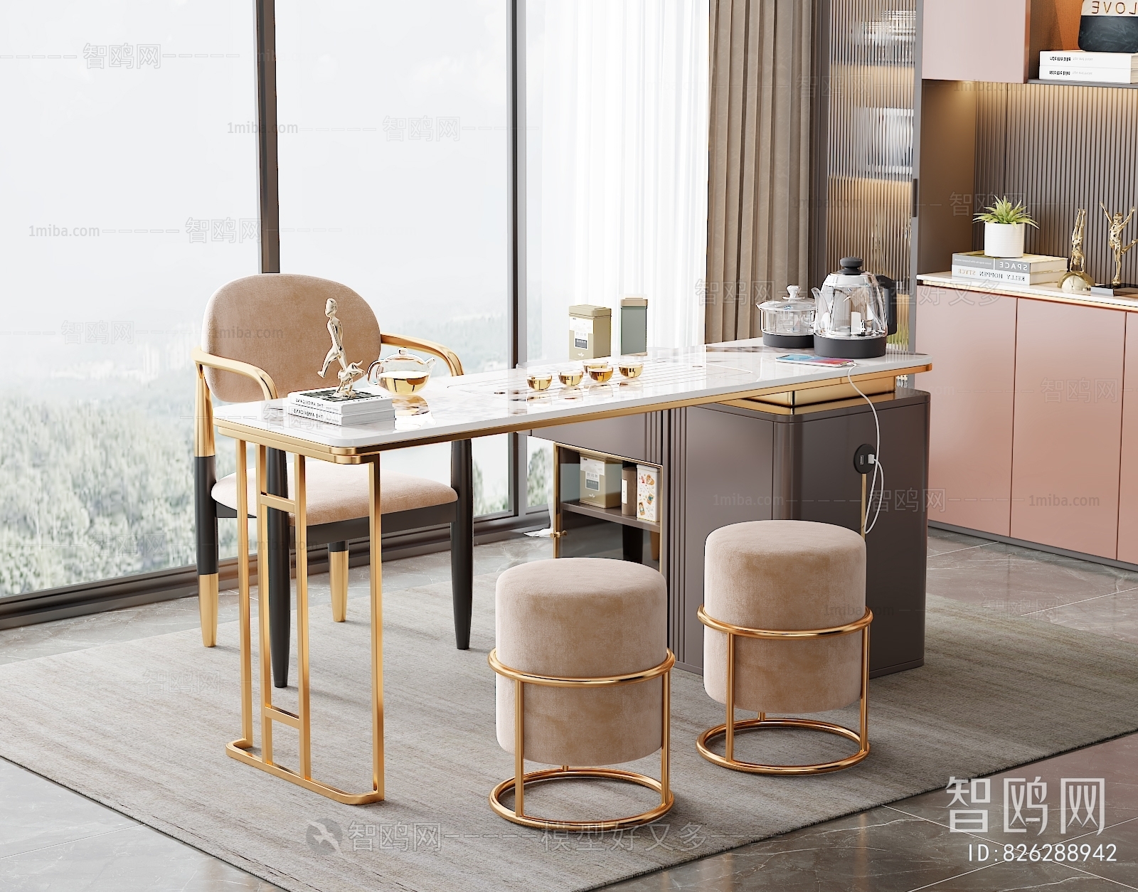 Modern Tea Tables And Chairs